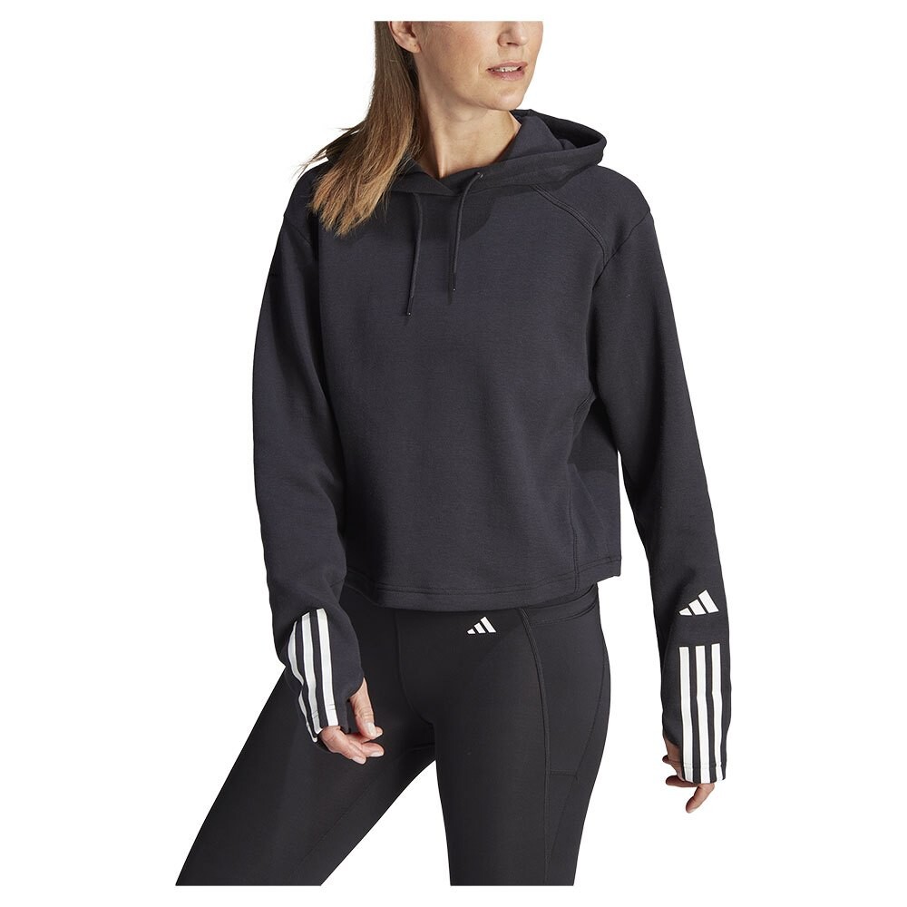 

Толстовка adidas Essentials Cotton 3 Stripes Full Zip, черный