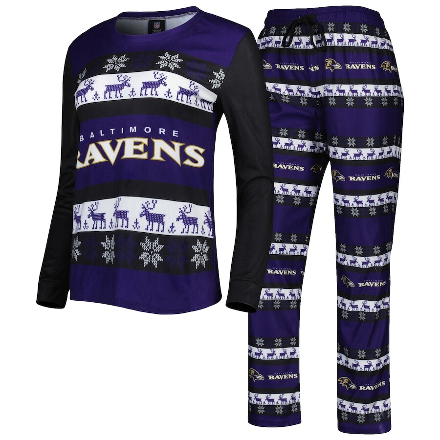 

Пижамный комплект FOCO Baltimore Ravens, фиолетовый
