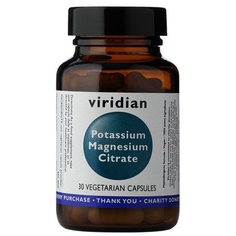 Магний с калием в капсулах Viridian Potas i Magnez, 30 шт osavi potas 300 mg калий в капсулах 180 шт
