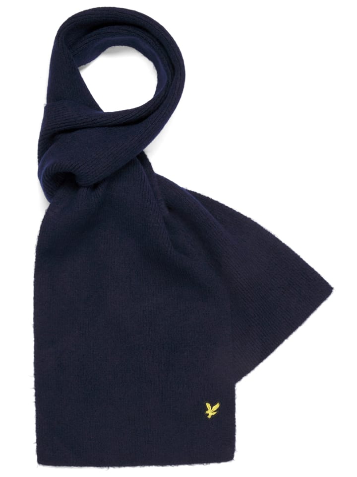 

Шарф Lyle & Scott Strick, темно-синий