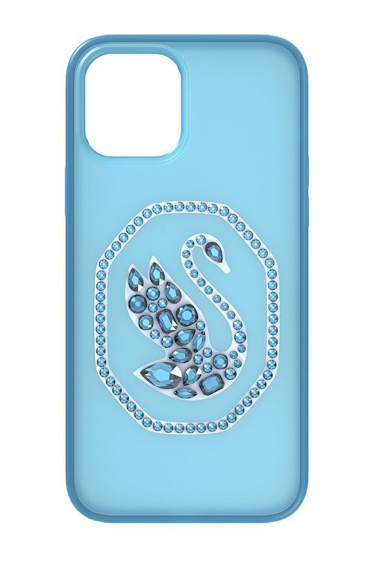 Чехол для iPhone 12 Pro Max 5625623 Swarovski, синий swarovski mesmera сет колец разной формы с прозрачными кристаллами