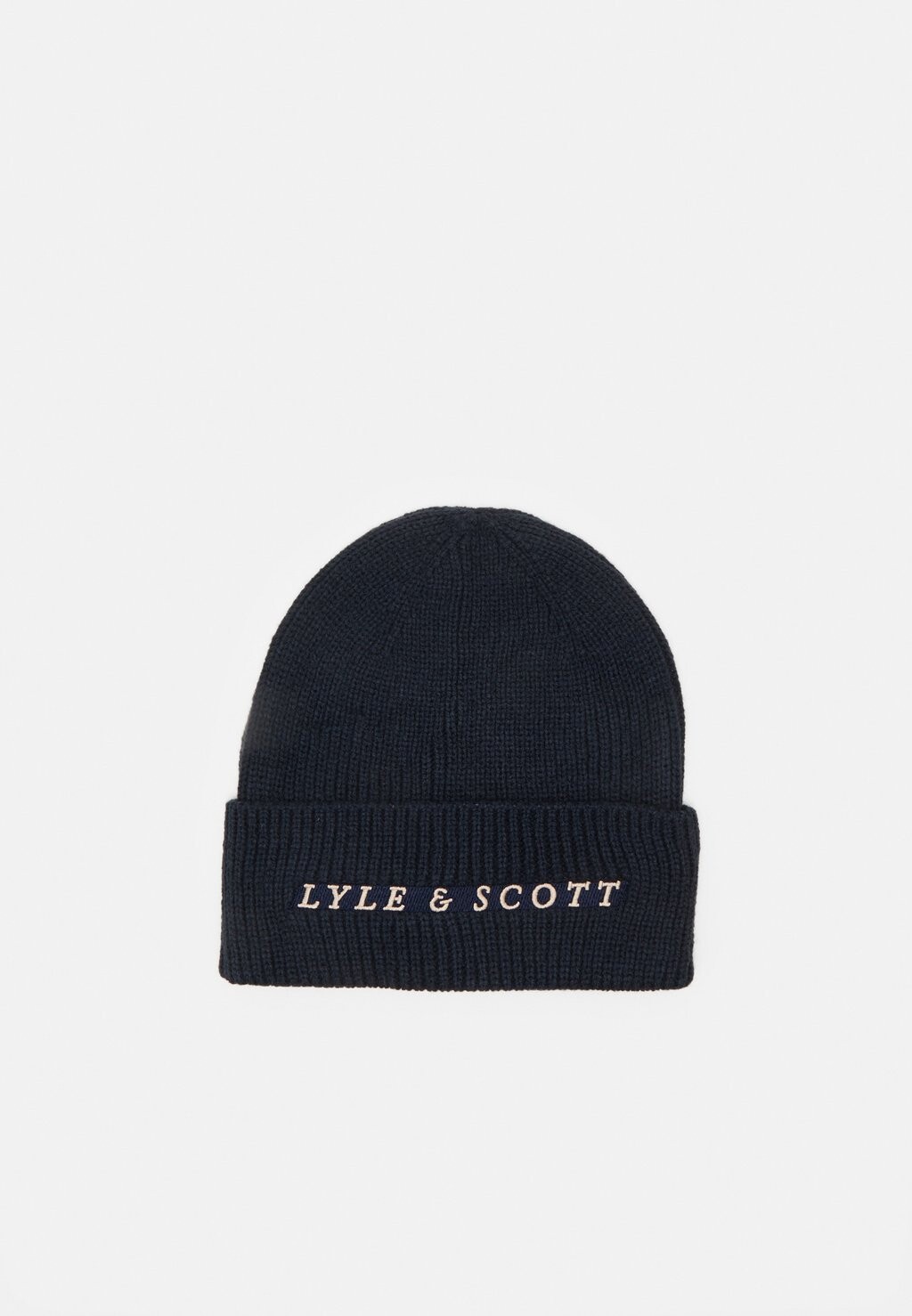 

Шапка бини Lyle & Scott, темно-синий