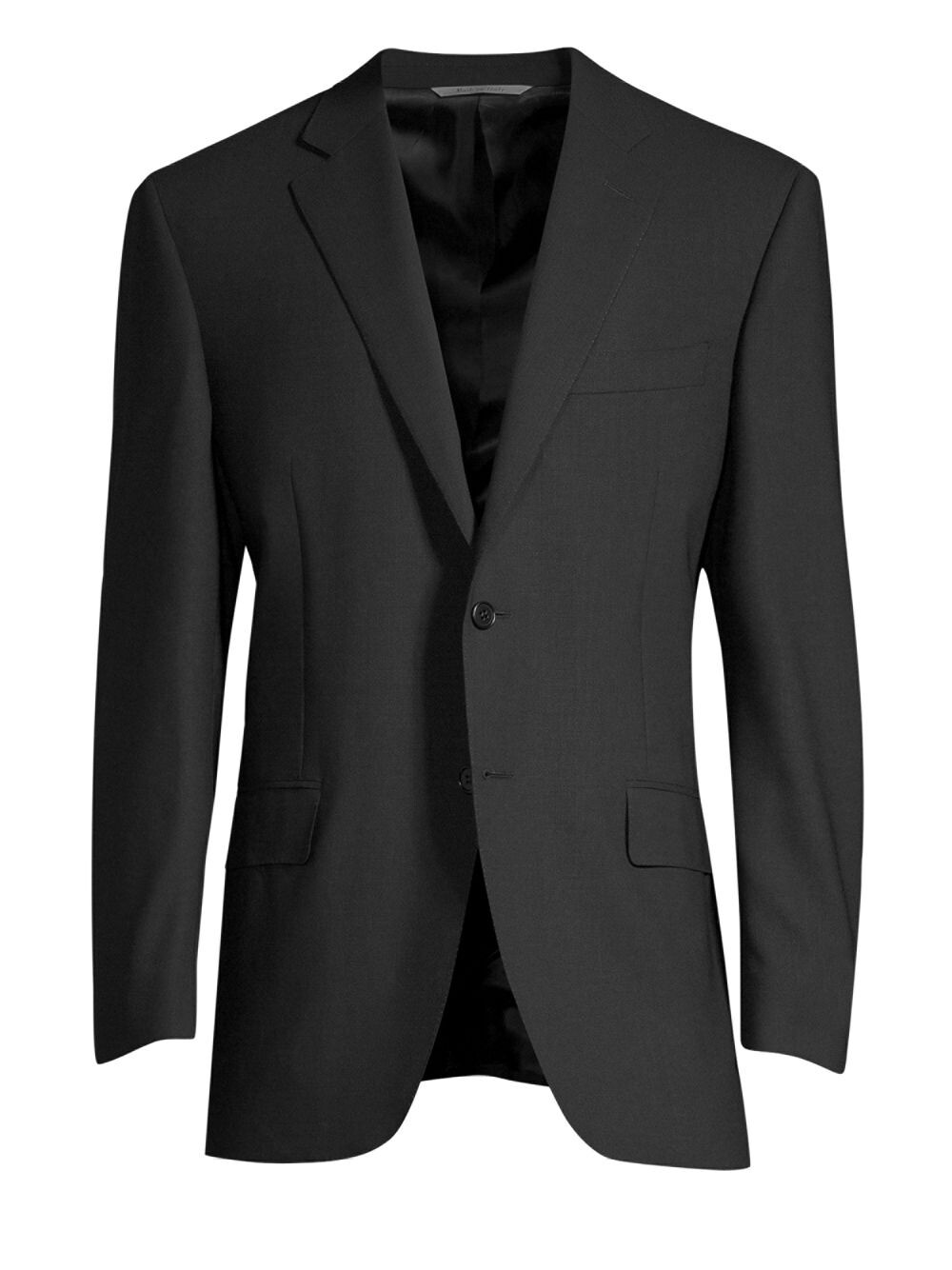 

Классический шерстяной блейзер Canali, черный