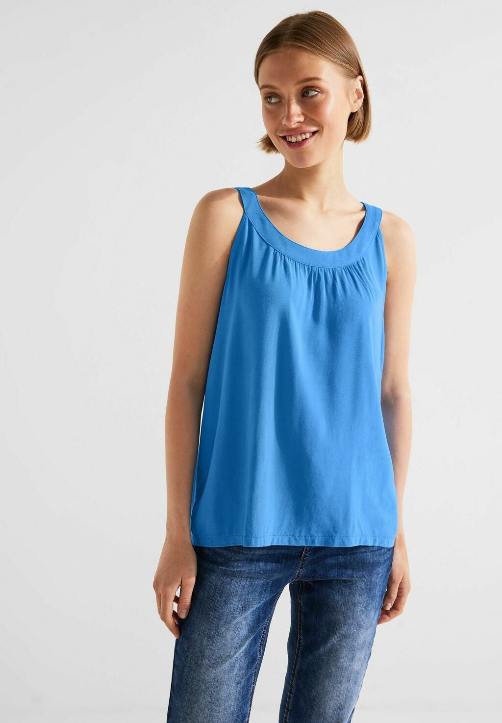 

Блузка MATERIALMIX Street One, цвет blau