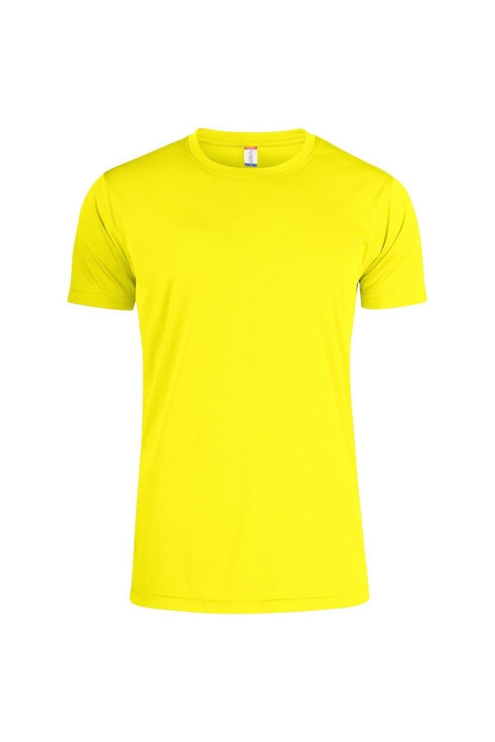 Активная футболка Clique, желтый футболка clique с надписью 42 размер