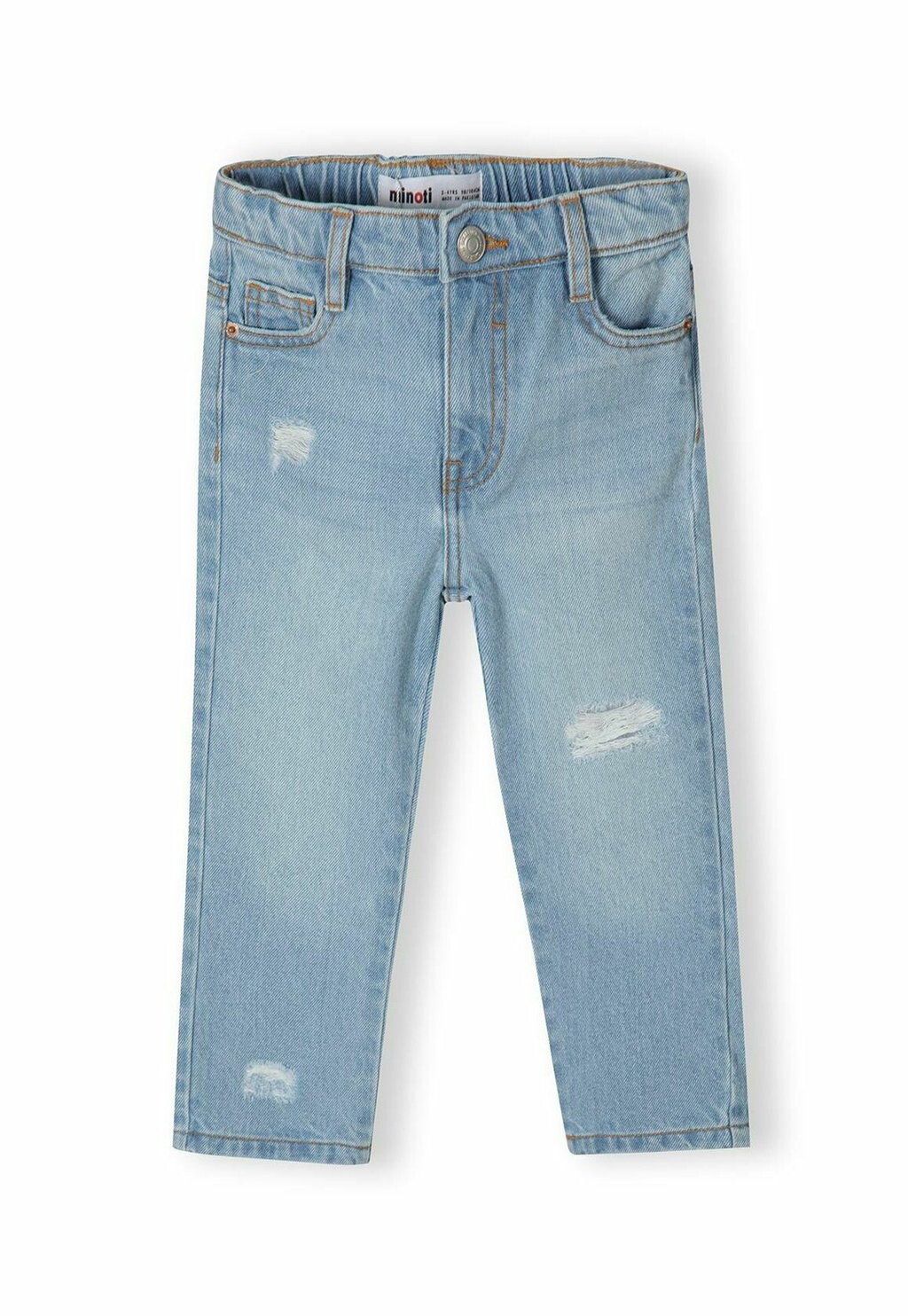 

Джинсы-сигареты Mom Fit Standard MINOTI, цвет light blue denim