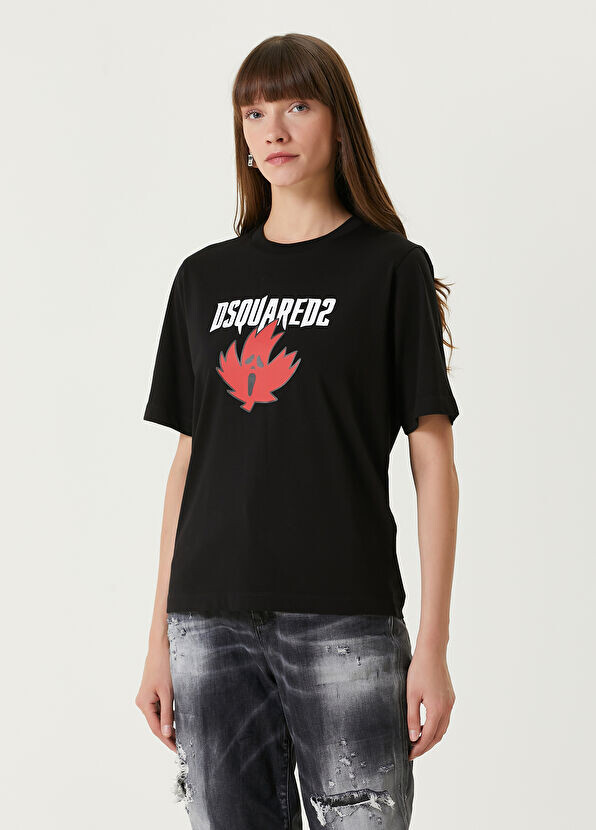 

Футболка с логотипом Dsquared2, черный