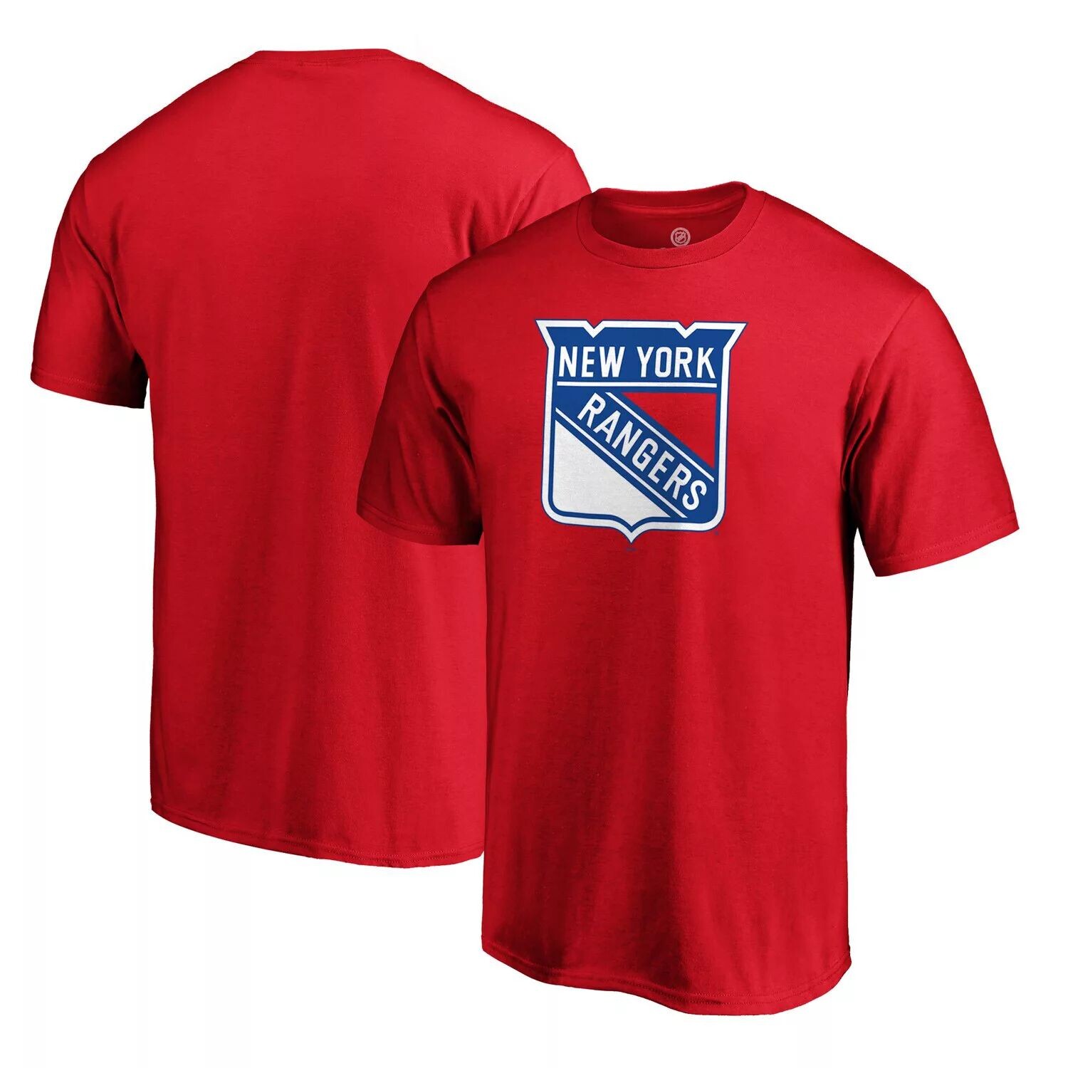 

Мужская красная футболка с логотипом команды New York Rangers Team Fanatics, Красный