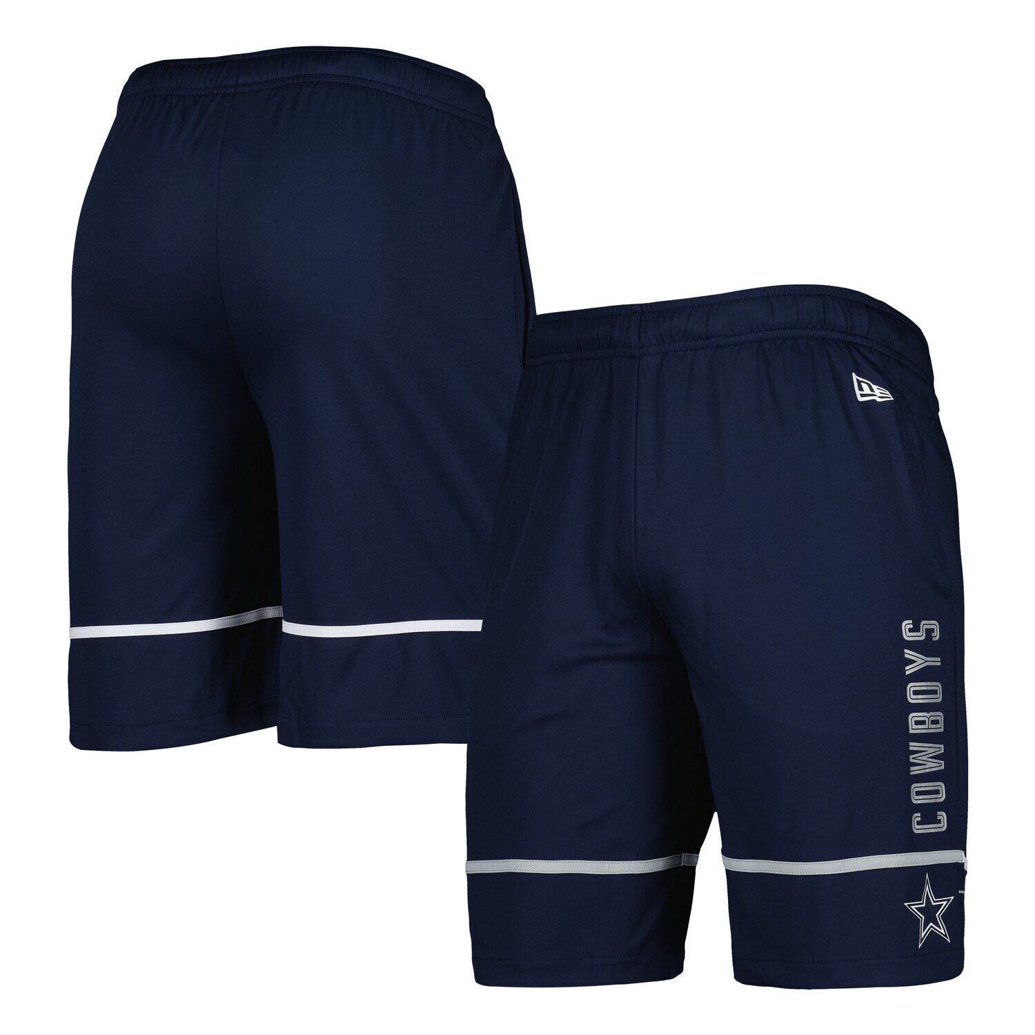 

Мужские темно-синие тренировочные шорты Dallas Cowboys Joint Authentic Rusher New Era