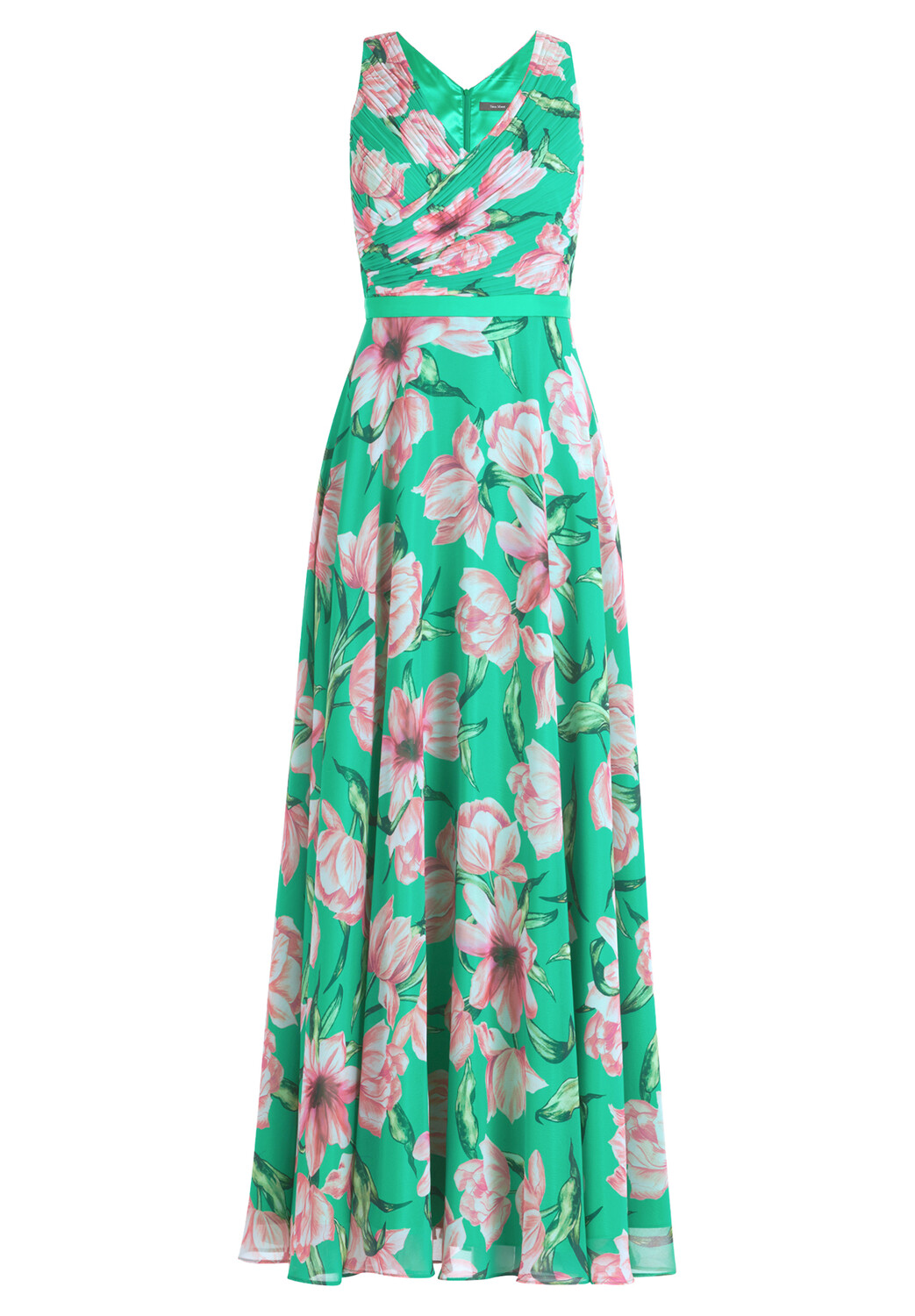 

Платье Vera Mont Abend mit Plissee, цвет Green/Rosé
