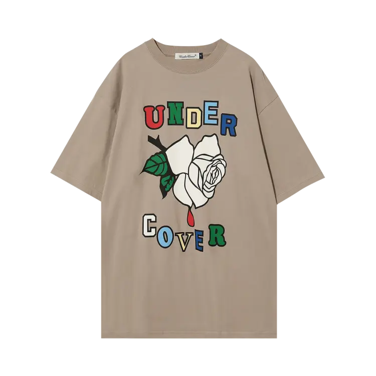 

Футболка Undercover Rose Logo 'Beige', загар