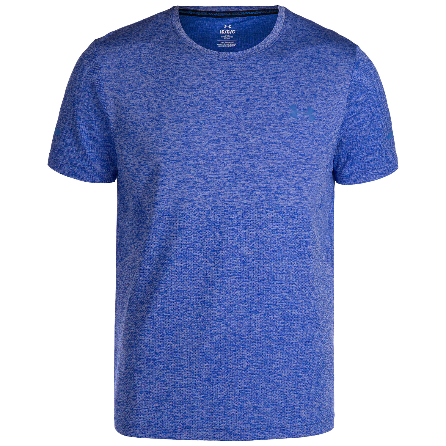 

Рубашка Under Armour Laufshirt Seamless Stride, синий