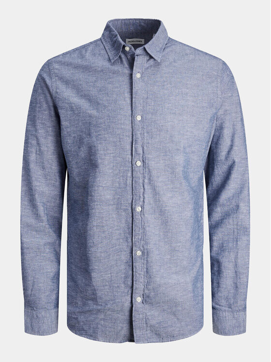

Рубашка узкого кроя Jack&Jones, синий