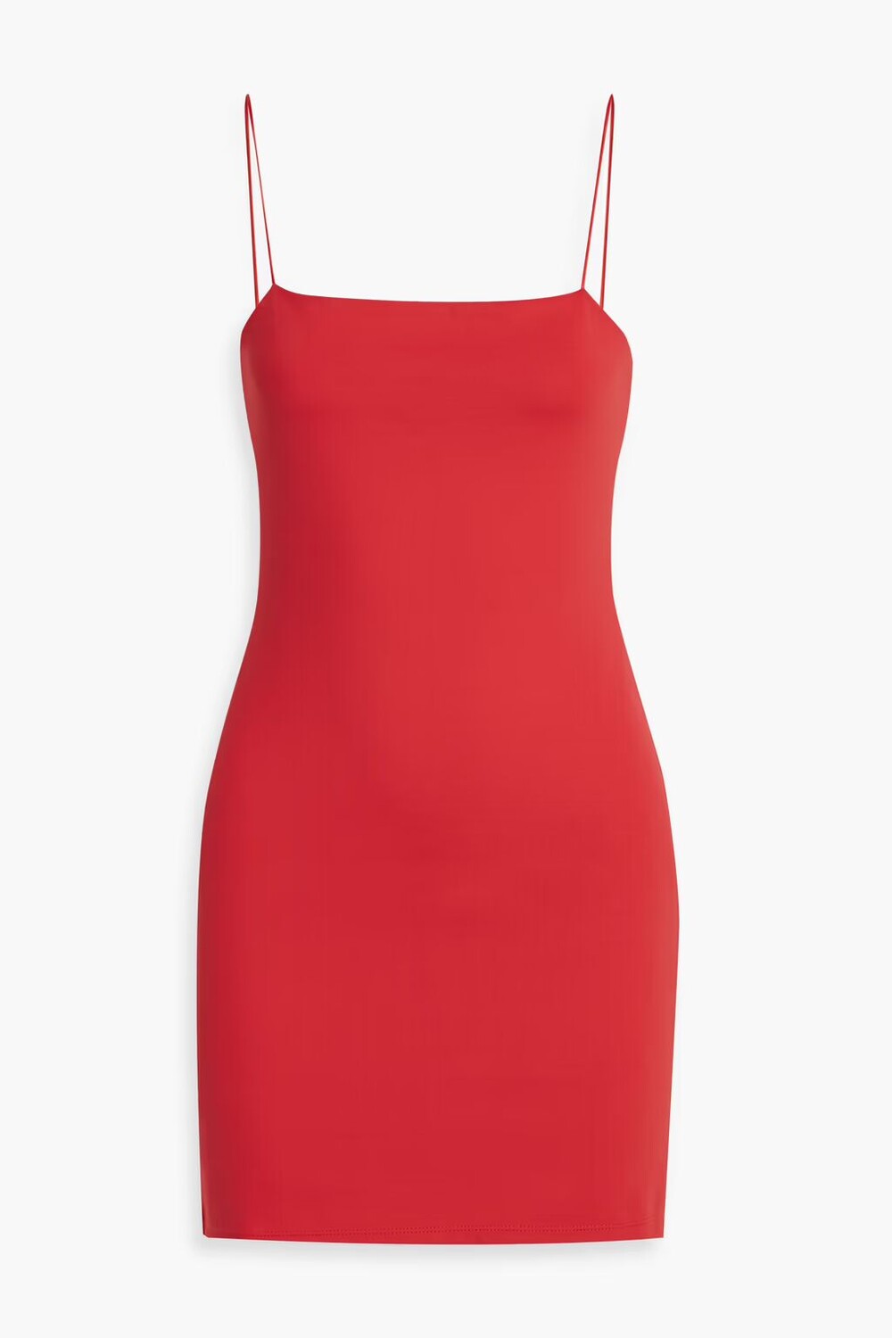 

Платье мини Nelle из эластичного джерси с вырезом Alice + Olivia, красный