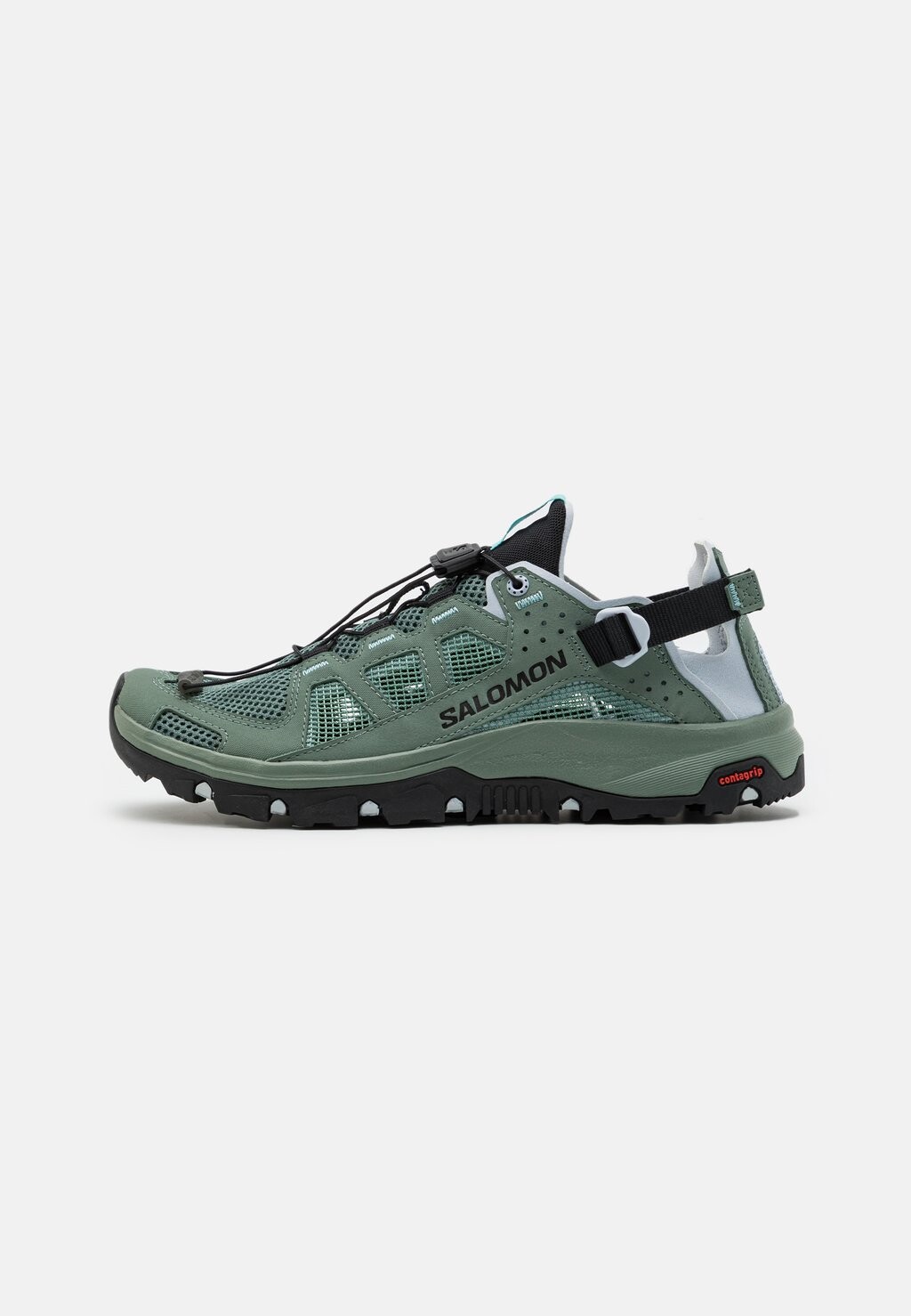 

Кроссовки TECHAMPHIBIAN 5 Salomon, цвет laurel wreath/arctic ice/marine blue
