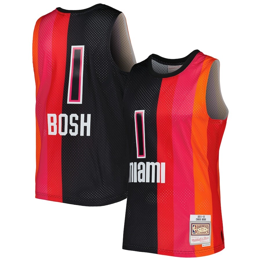 

Джерси Mitchell & Ness Miami Heat, черный