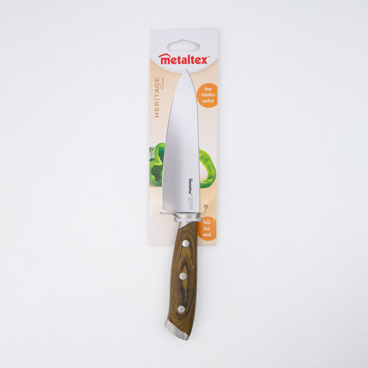

Нож поварской Brown Heritage из нержавеющей стали 28см Metaltex