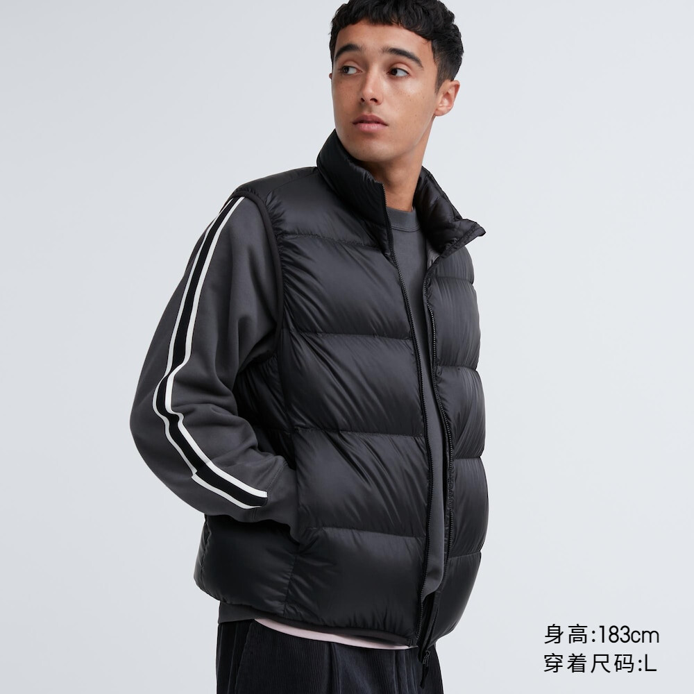 

Мужской/женский легкий пуховый жилет премиум-класса Uniqlo (широкий стеганый жилет)