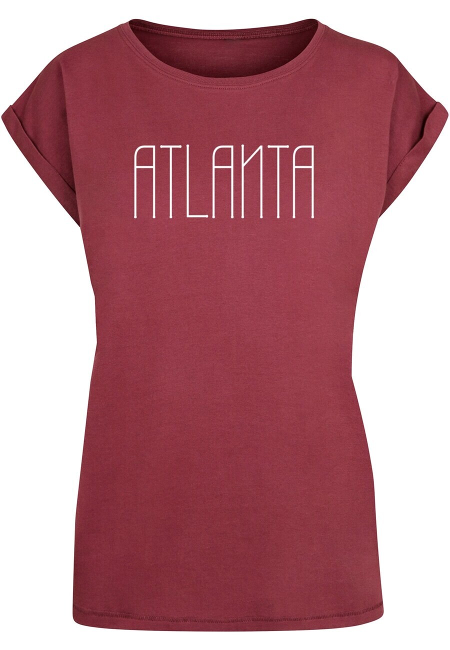 

Футболка Merchcode ATLANTA X, цвет Cherry Red