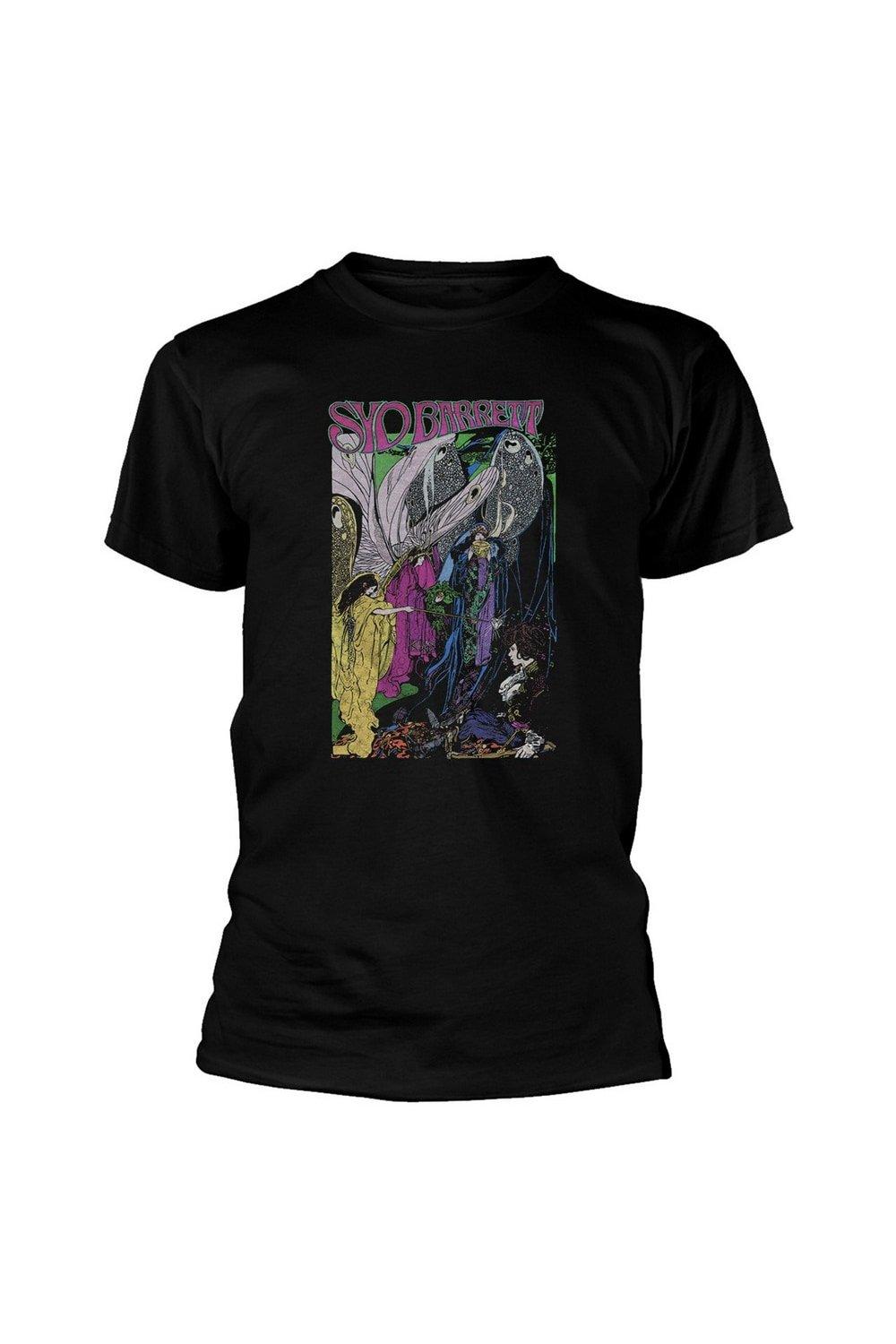 цена Хлопковая футболка «Феи» Syd Barrett, черный