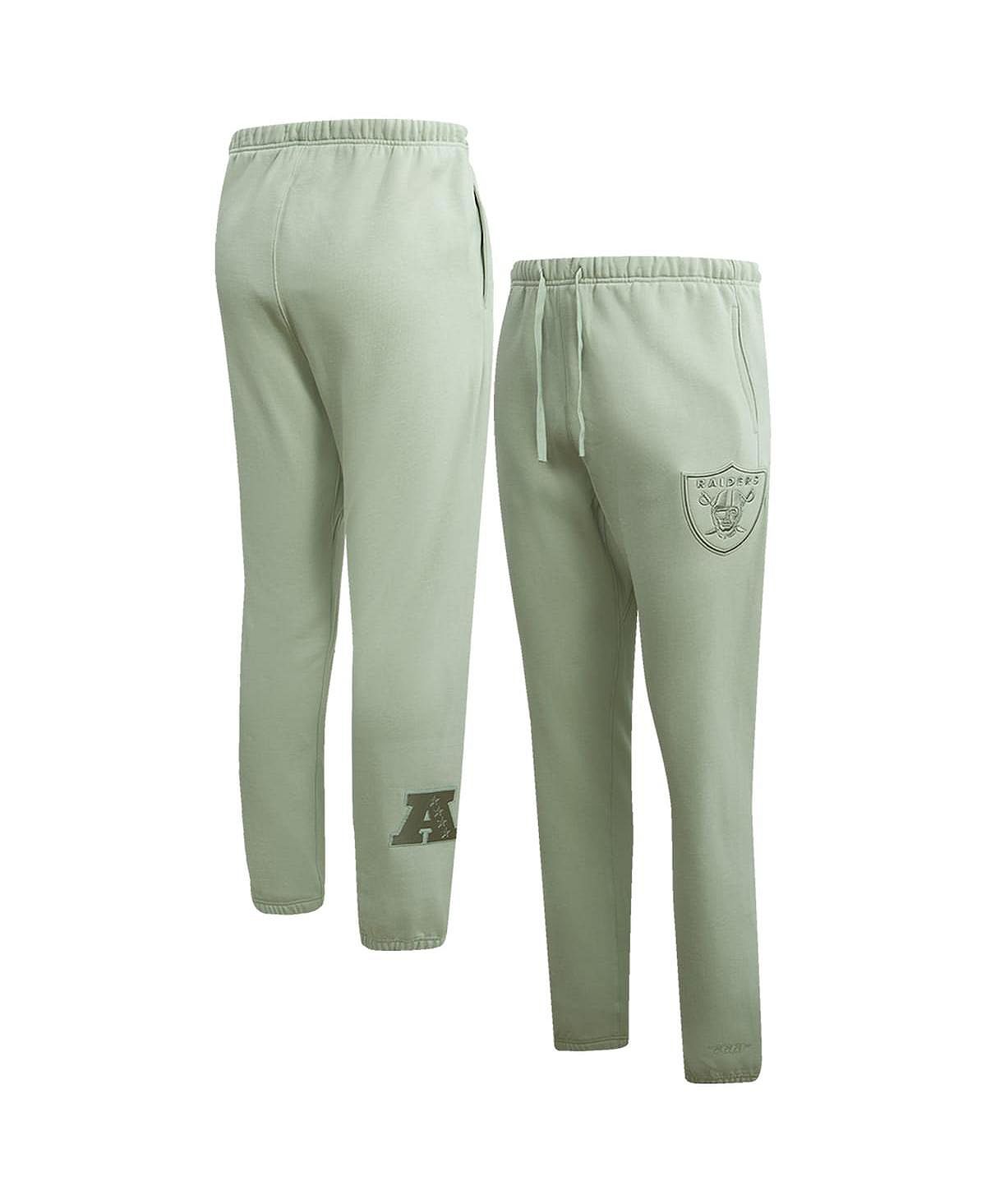Мужские светло-зеленые флисовые спортивные штаны нейтрального цвета Las Vegas Raiders Pro Standard кроссовки thehoffbrand las vegas multicolor