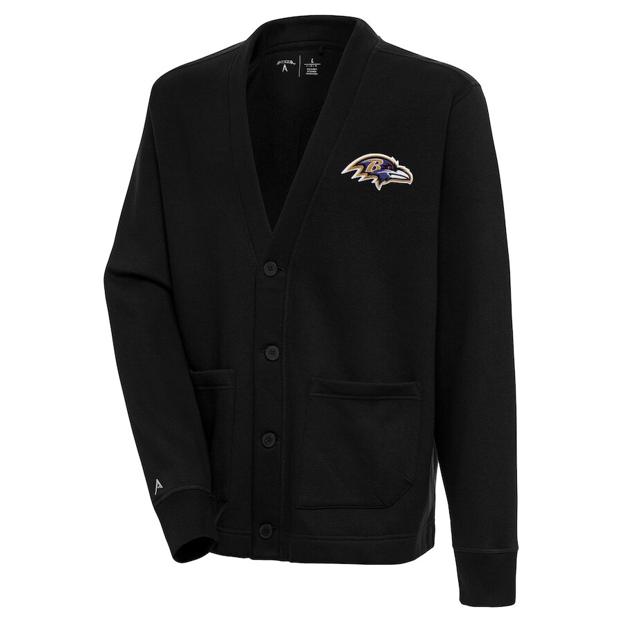 

Кардиган Antigua Baltimore Ravens, черный