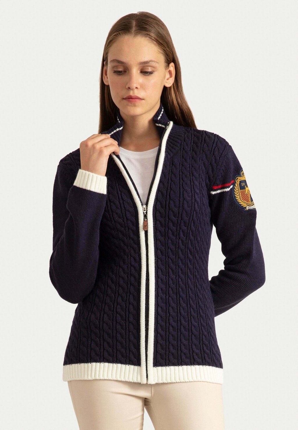 

Кардиган Hair Braid Williot, цвет navy