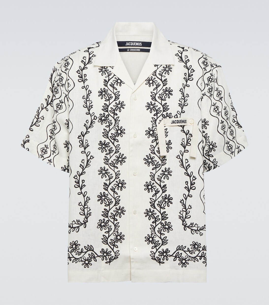 

Льняная рубашка с цветочным принтом La Chemise Jean Jacquemus, разноцветный