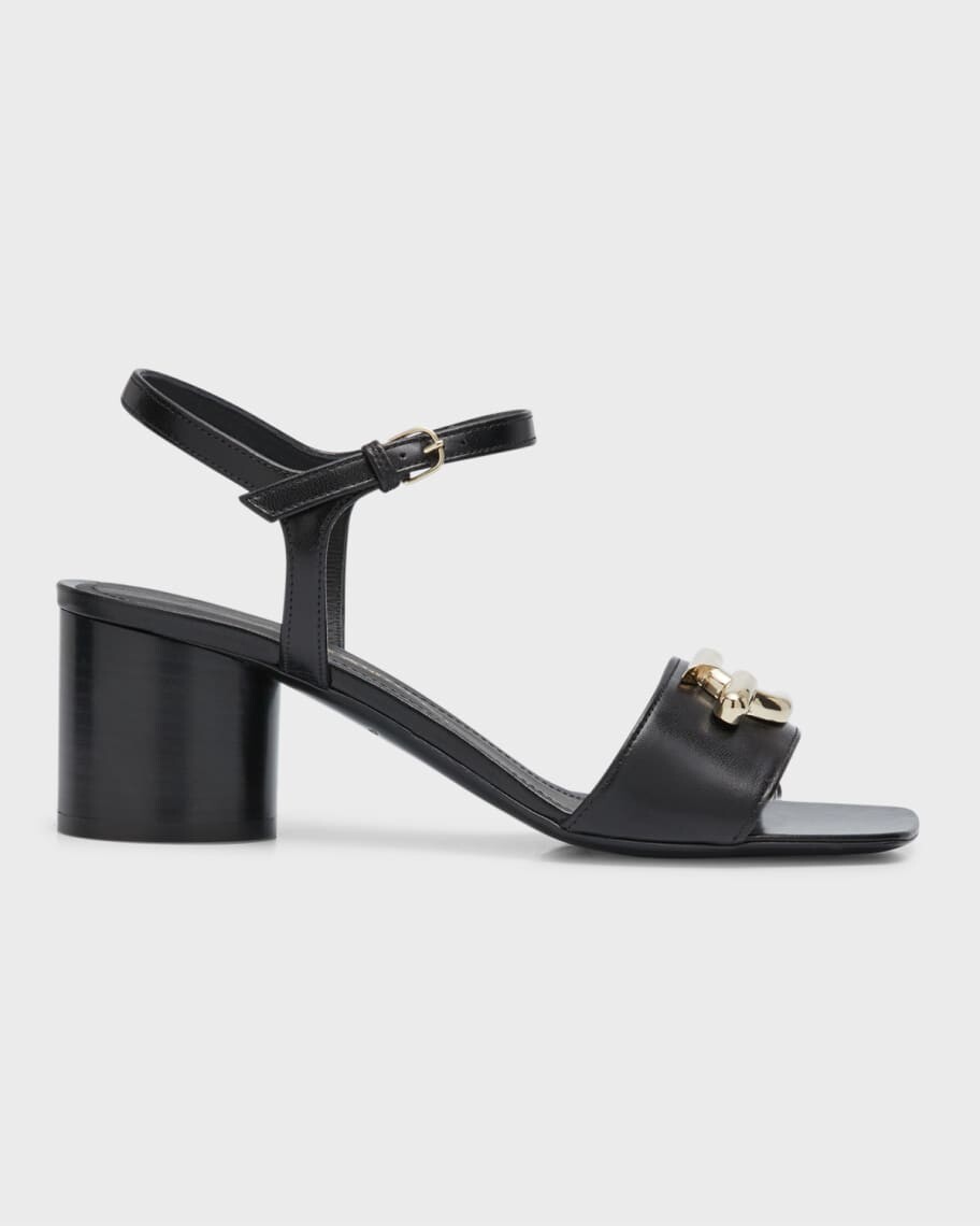 

Кожаные сандалии Priscilla с ремешком на щиколотке Ferragamo