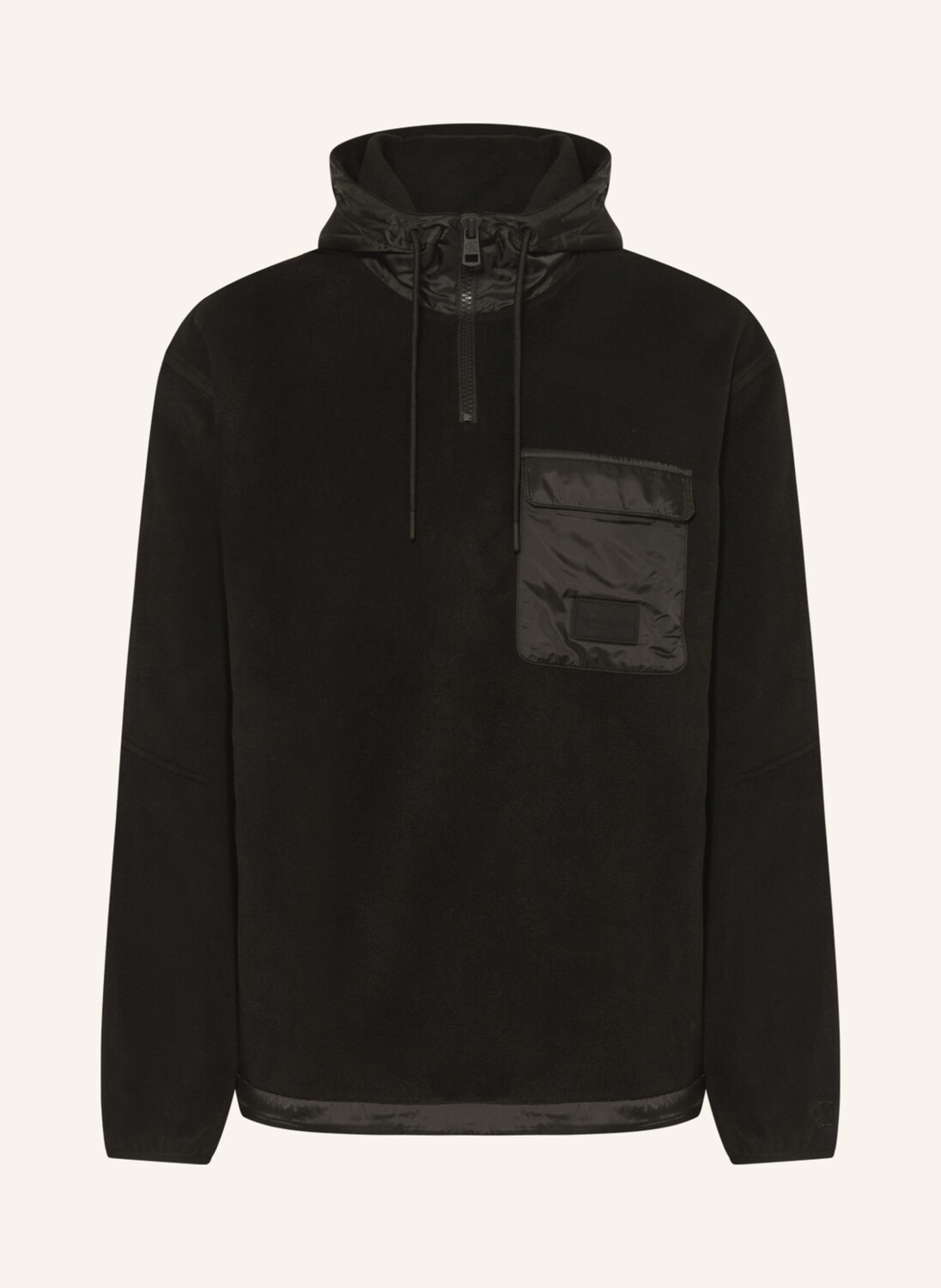 

Куртка Calvin Klein Jeans Schlupf im Materialmix, черный
