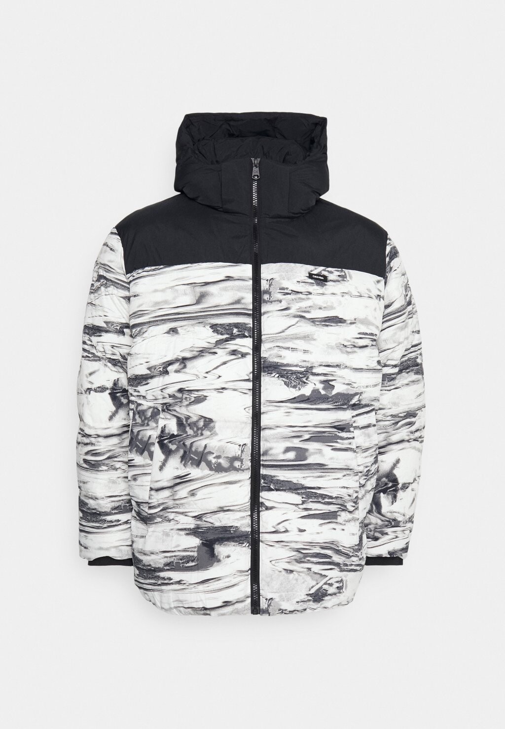 

Куртка Calvin Klein ПУФФЕР CRINKLE COLOR BLOCK, цвет horizon aop egret base