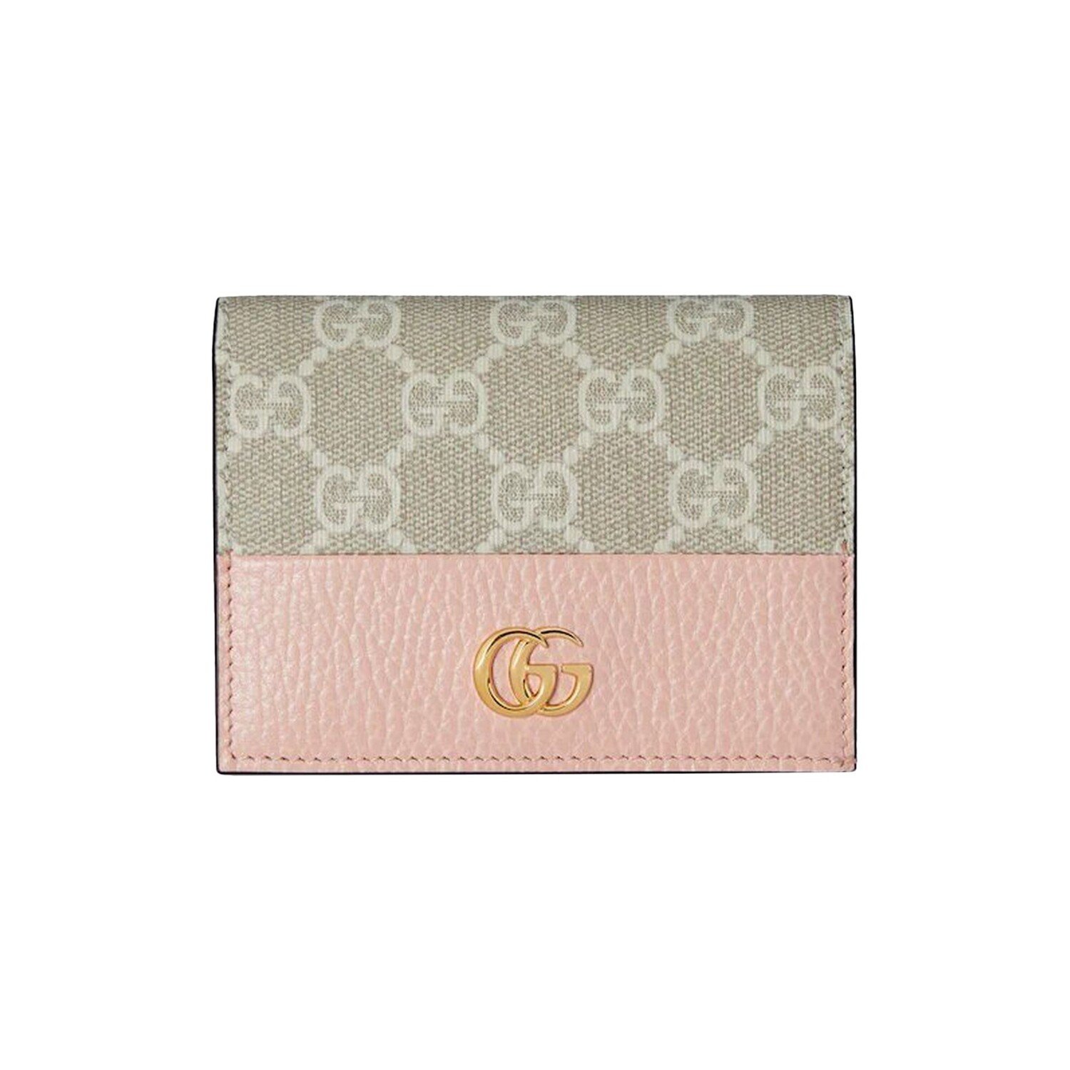 

Кошелек Gucci GG Marmont Card Case, Розовый/Бежевый