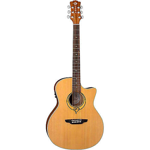 

Акустическая гитара Luna Heartsong Grand Concert Acoustic-Electric Guitar Natural, New, Free Shipping