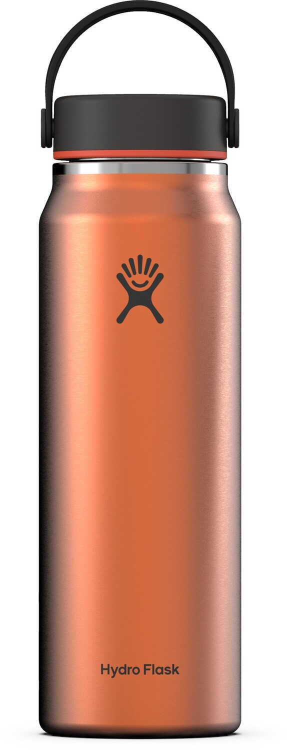 

Легкая вакуумная бутылка для воды с широким горлышком — 32 эт. унция Hydro Flask, оранжевый