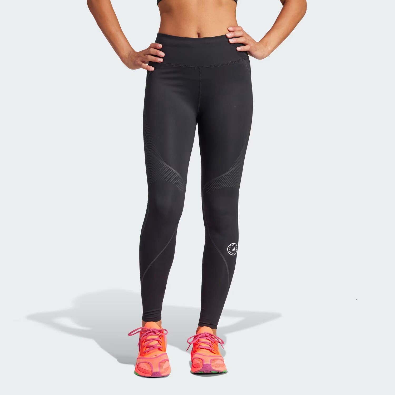 

Длинные леггинсы для бега TruePace by Stella McCartney Adidas, цвет Black