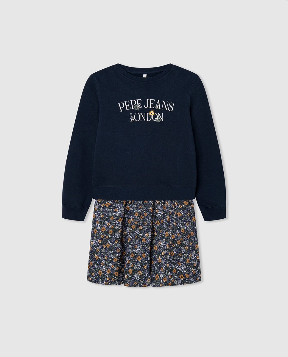 

Смешанное платье Pepe Jeans, мультиколор