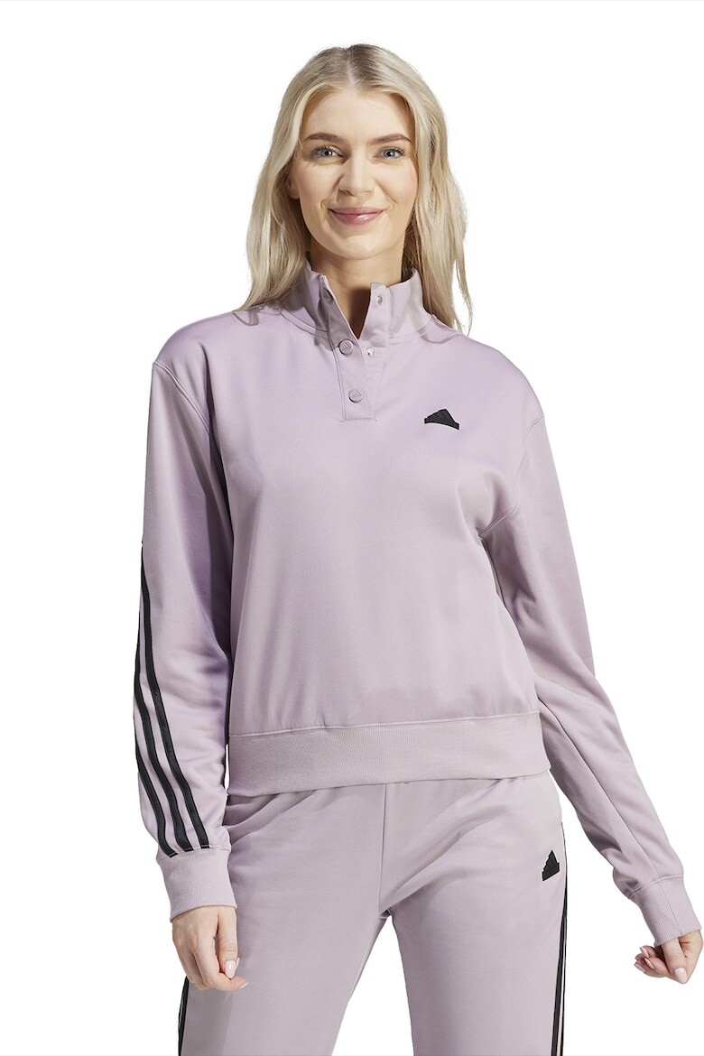 

Толстовка с разрезом и люверсами Adidas Sportswear, сиреневый