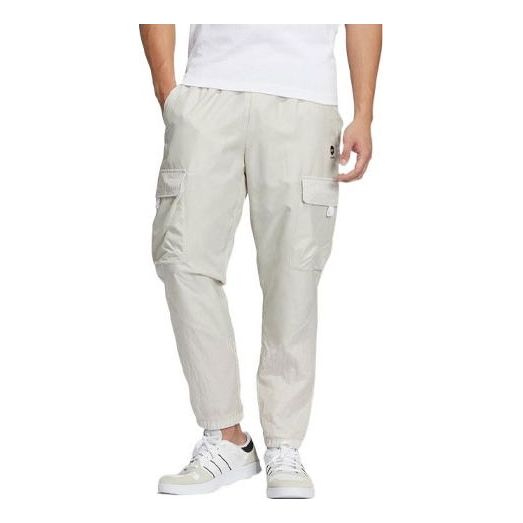 Спортивные штаны Men's adidas neo Solid Color Multiple Pockets Woven Bundle Feet Sports Pants/Trousers/Joggers Bauxite Brown, мультиколор
