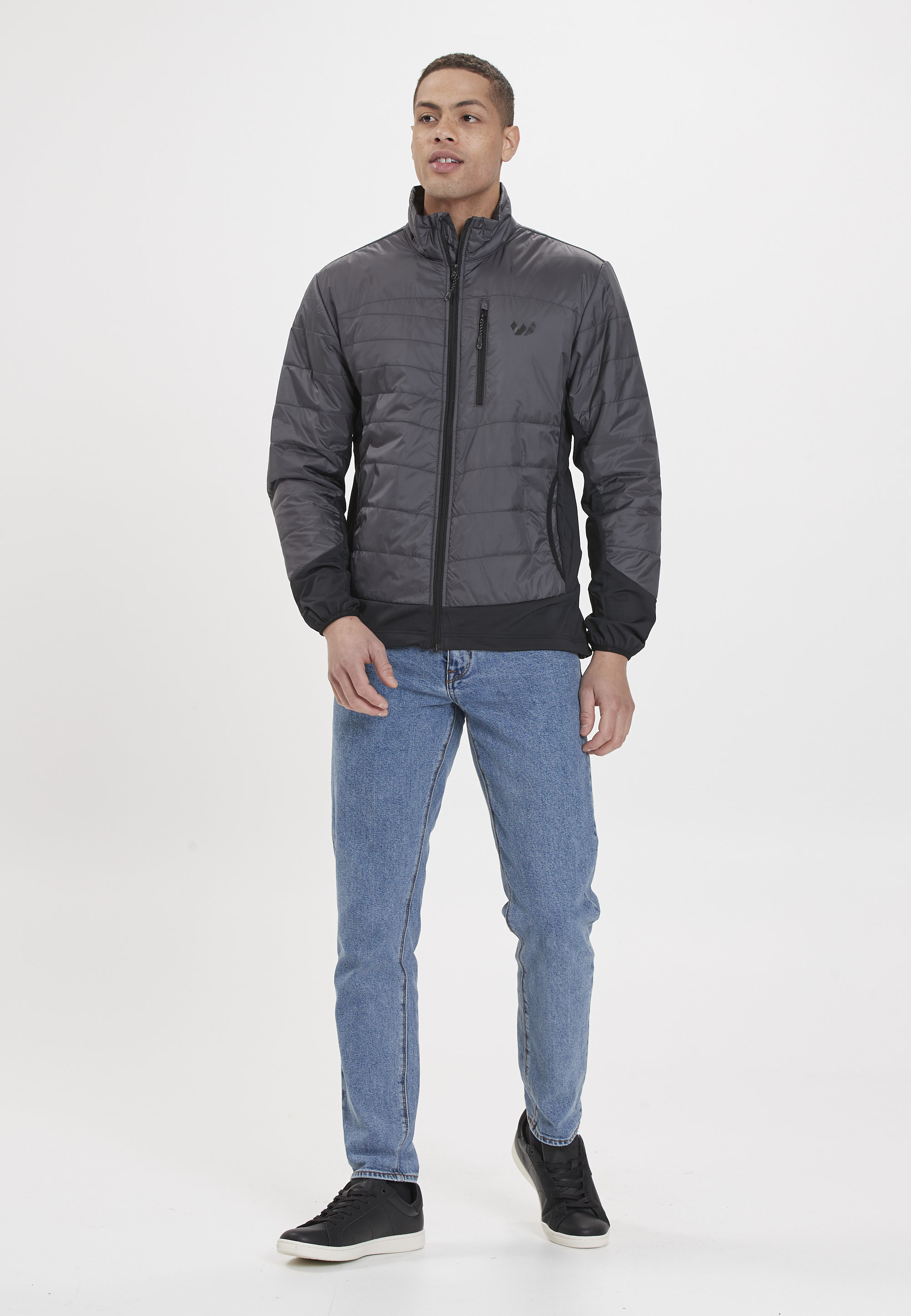 Куртка Whistler Outdoorjacke GREGORY M Insulated Hybrid Jacket, цвет 1051 Asphalt тканевые брюки zigzag outdoor bono цвет 1051 asphalt