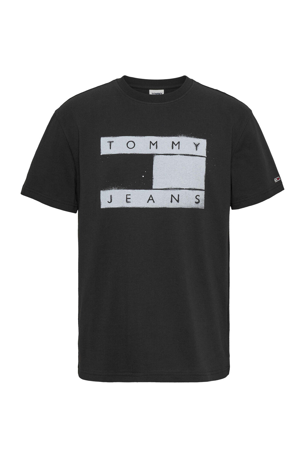

TJM CLSC ТРОЙНИК С ФЛАГОМ РАСПЫЛЕНИЯ Tommy Hilfiger, черный
