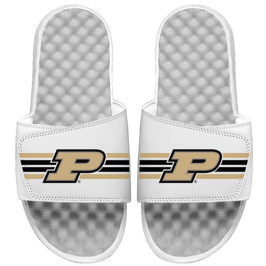 

Шлепанцы ISlide Purdue Boilermakers, белый