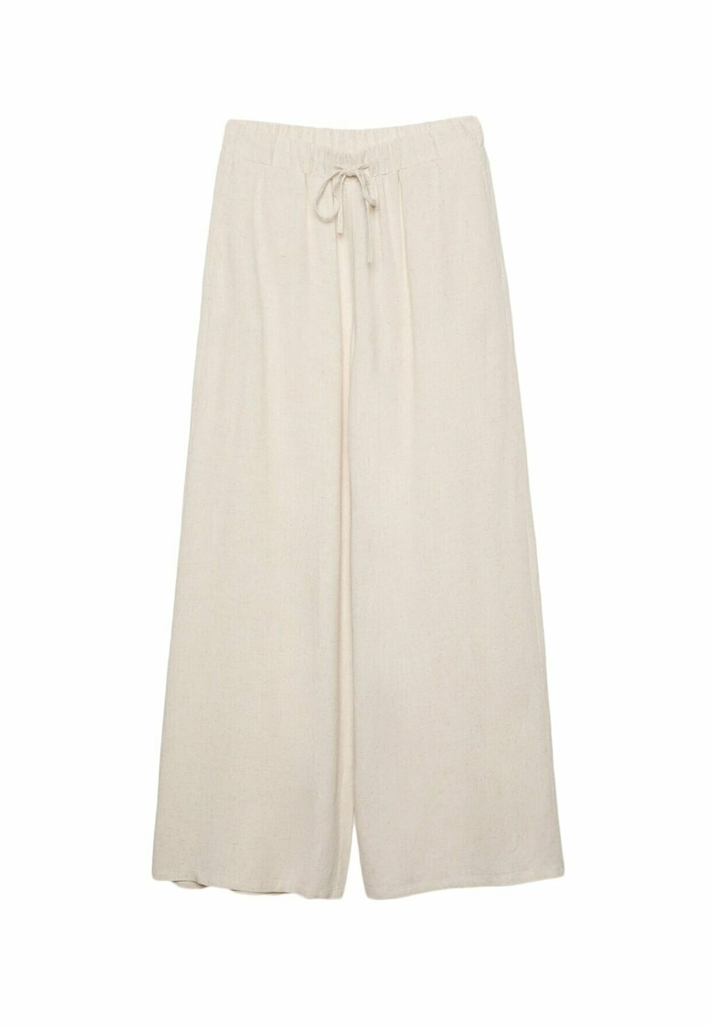 

Тканевые брюки WIDE WITH ELASTIC WAISTBAND Stradivarius, цвет Stone