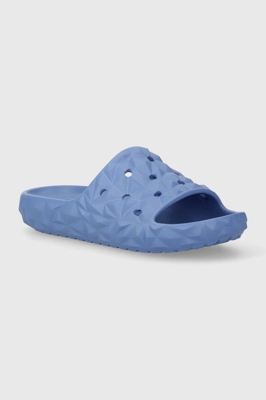 

Классические шлепанцы Geometric Slide V2 Crocs, синий