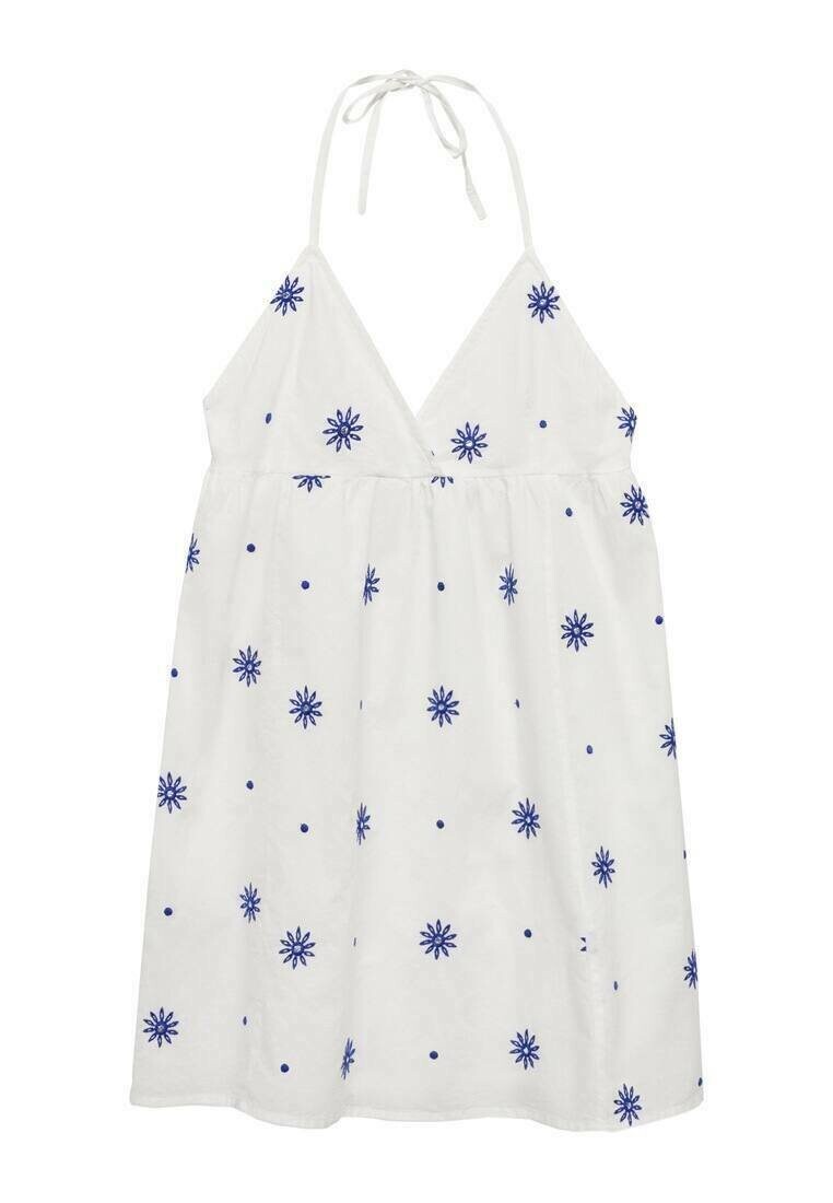

Повседневное платье Mango Kids, кремовый