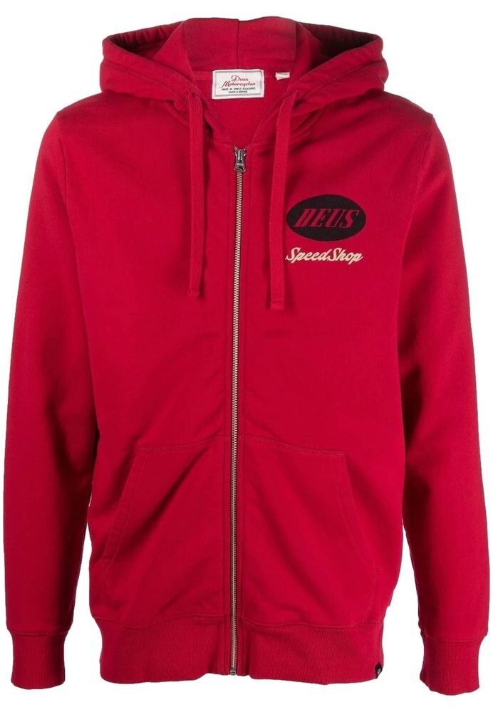 

Толстовка Deus Ex Machina Tin-lizzie Full Zip, красный