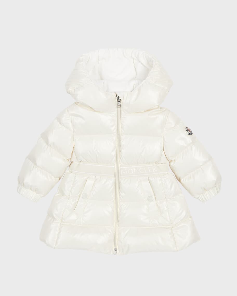 

Парка Alis для девочек с поясом и логотипом, размер 12M-3 Moncler