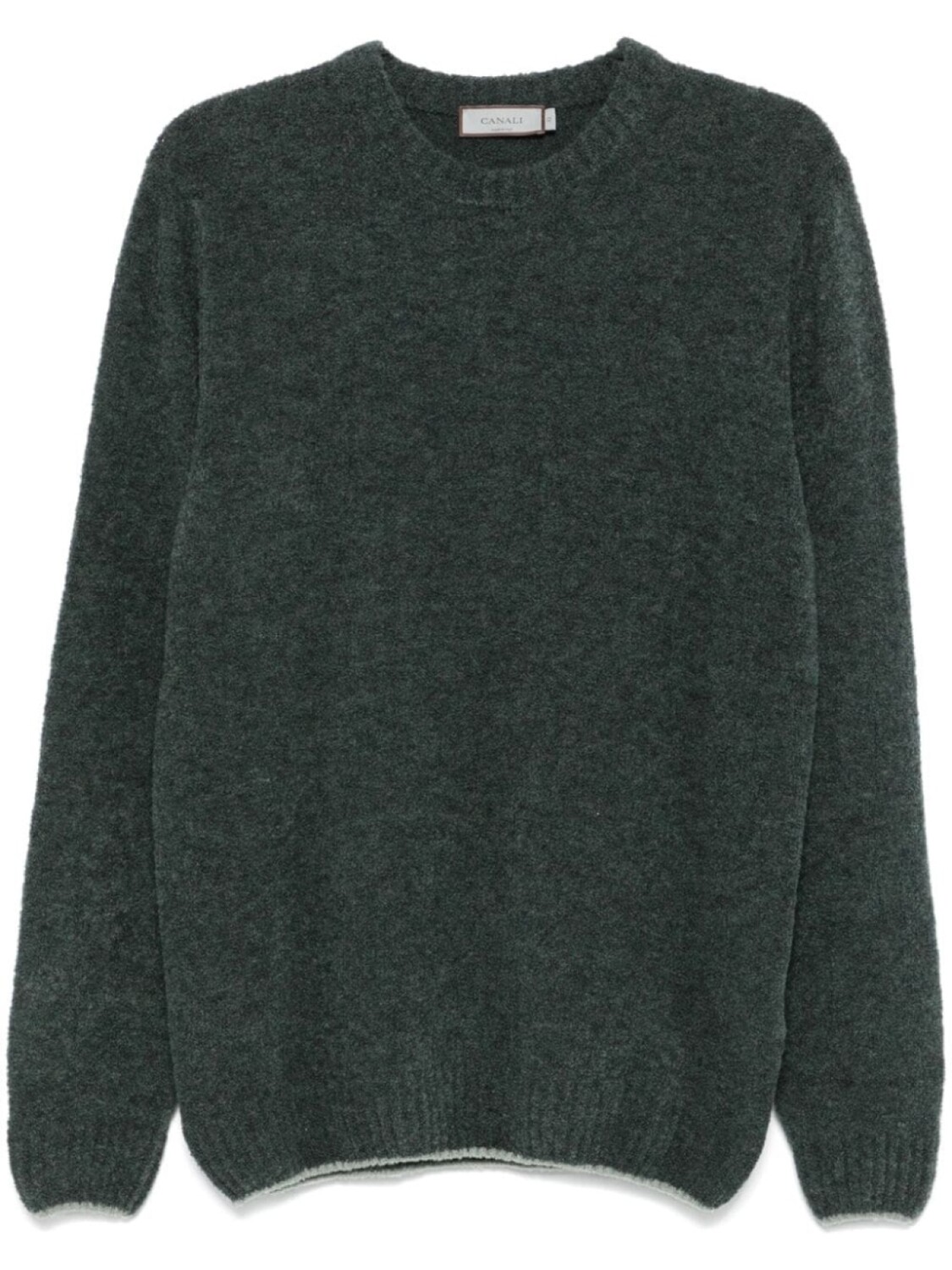 

Canali свитер из ткани букле, зеленый
