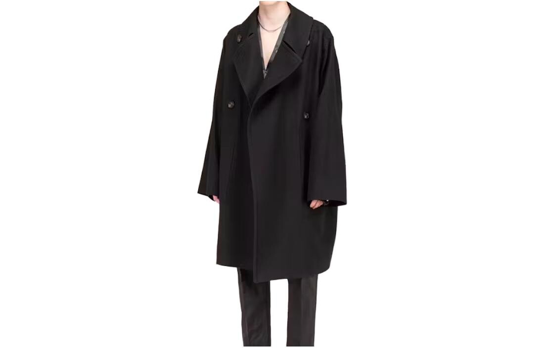 

Пальто мужское черное Rick Owens, черный