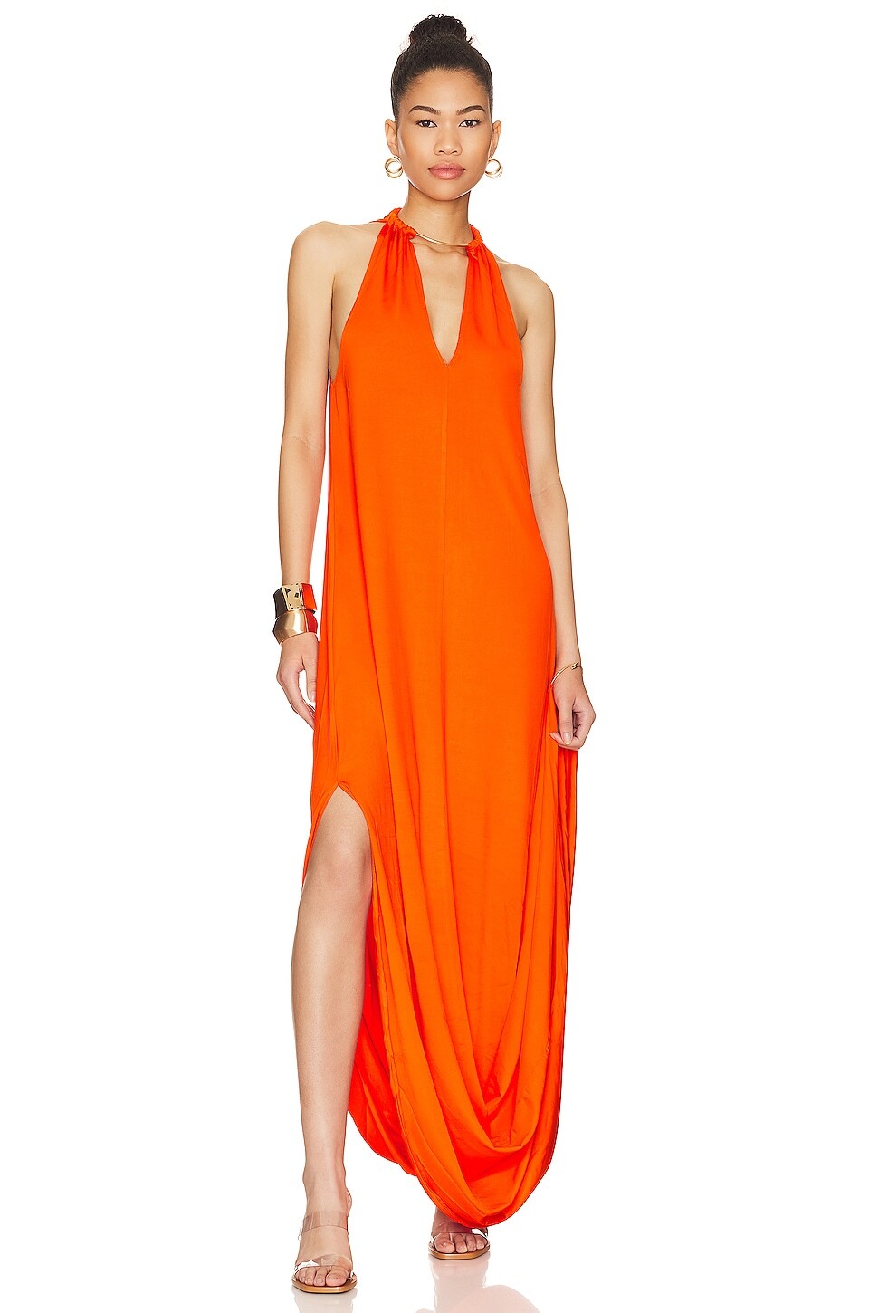 

Платье Cult Gaia Luna Gown, цвет Poppy