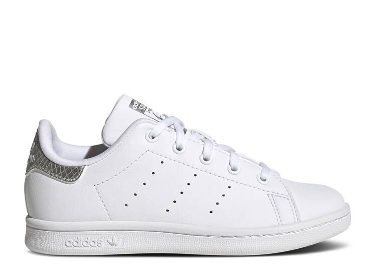 

Кроссовки Adidas STAN SMITH LITTLE KID 'WHITE SILVER METALLIC', белый